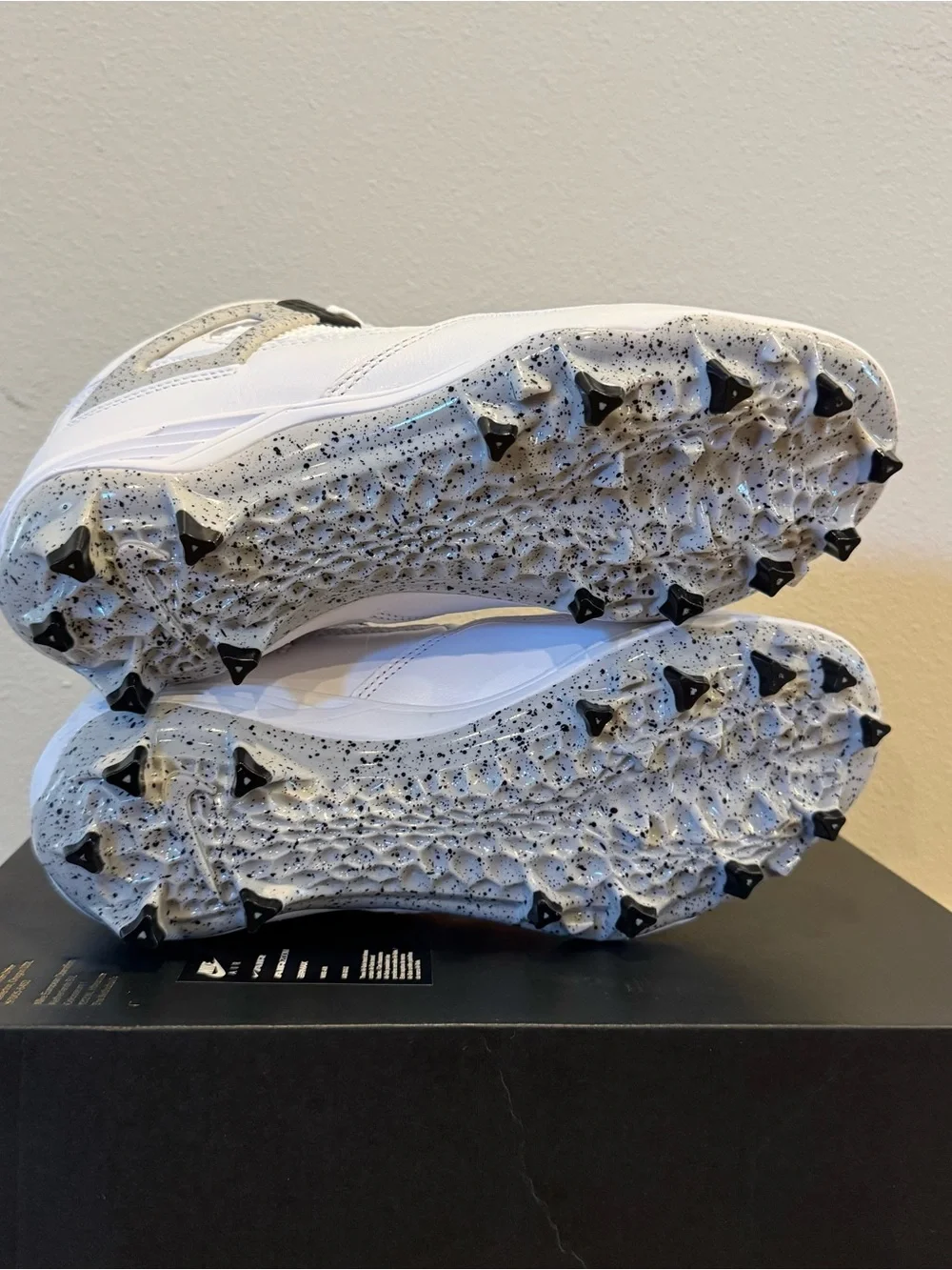 Jordan 4 Retro White Cement Cleats